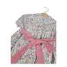 Vestido floral manga curta